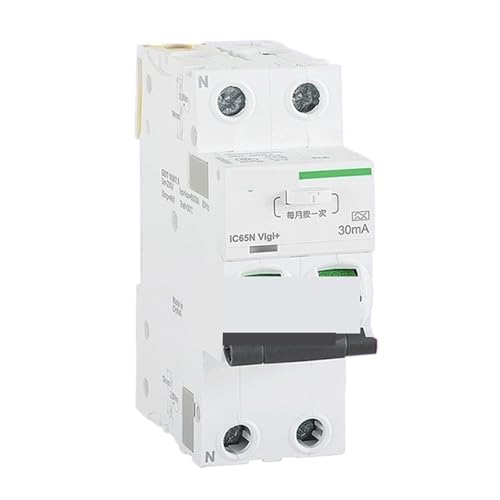 Disyuntor iC65N Vigi+ 2P C32 de 30mA para protección magnetotérmica y diferencial