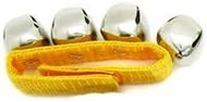 Homeschool Music Supplies (Pre-K / Kindergarten) - 4 Rhythm Band Wrist Bells (+ 1 Pair of Maracas)