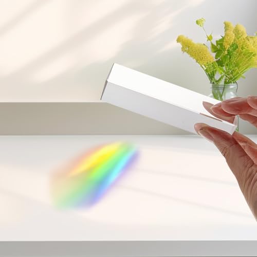 Image of 3pc Crystal Prisms Set 2 inch 4 inch 6 inchLengths Equilateral Crystal Triangular Optical Glass Prism Teaching Refracted Light Spectrum Physics Rainbow Maker Photography Props