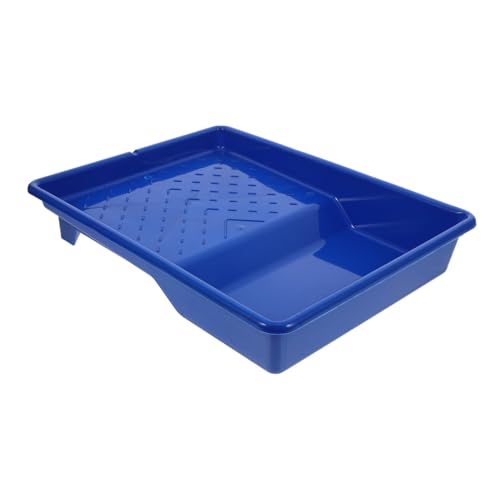 QUMIIRITY Vassoio Per Vernice Da 9 Pollici Blu Vassoio Porta Vernice Per Mini Rulli e Pittura Murale Da Te Organizer Versatile Per Attività Pittura