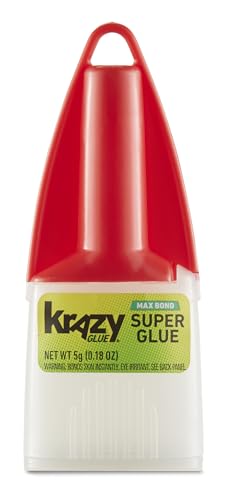 Krazy Glue KG48348MR Maximum Bond Krazy Glue, 0.18 oz. Extra Strong, Durable, Precision Tip - Thumbnail 2