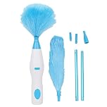 Yctze 180° Rotating Duster Motorised Dusters Electric Feather Dusters Extended Feather Duster Bendable Washable Extendable Rotating Spin Cleaner Duster Window Blind Furniture Cleaning Tool