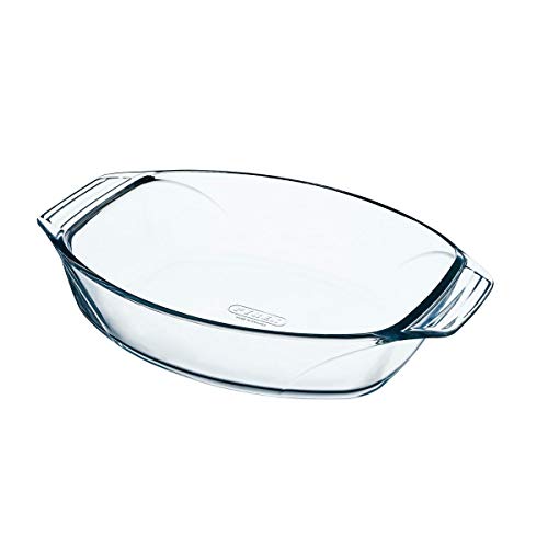 Pyrex - Irresistible - Plat à Four Ovale en Verre 39x27 cm