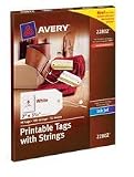 Avery 22802 Printable Tags for Inkjet Printers Only, Tags With Strings, 2" x 3.5", 96 Tags, Sold as 3 Pack, 288 Tags Total – view 2