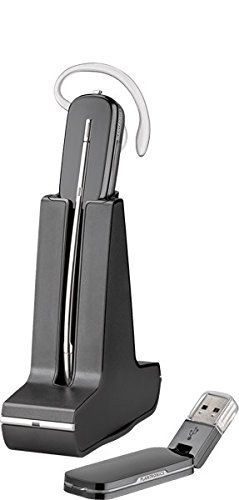 Plantronics 203949-01 Savi W445-M Headset, Wireless, DECT 6.0,Black