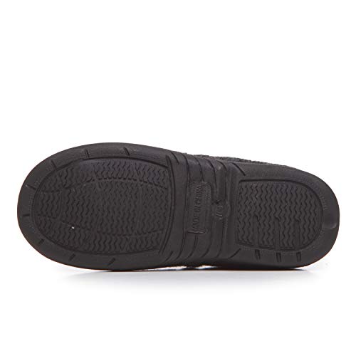Skysole Boys’ Slippers, Lightweight And Comfortable A-Line Slip-Ons With Rubber Soles, Black, Size 5 #TOP2