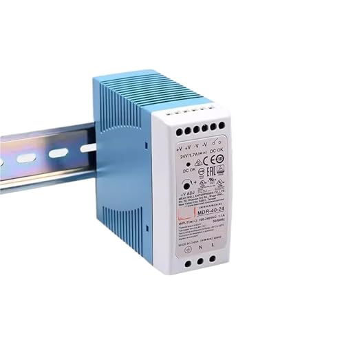 Alimentation MDR-40-12 12V format compact rail DIN à sortie unique 40W