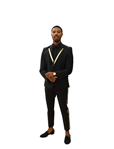 Costume de Mariage Homme Slim fit Couleur Unie Veste et Pantalon Cérémonie