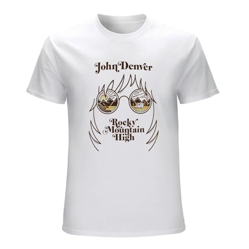 Photo de John Denver Rocky Mountain High T Shirt Glasses Country Road Music White XL
