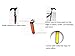 Merry Sticks Smart Reflective Cane Holder, Orange