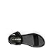 DREAM PAIRS Women's Ankle Strap Flat Sandals Open Toes One Band Buckle Summer Dressy Sandals,Size 7.5,All/Black,HOBOO