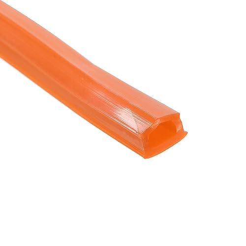 sourcing map Aluminum Profile Slot Cover Flat Seal Orange 8M 8mm 3030 4040 Series for 3D Printer Accessories Pack of 1