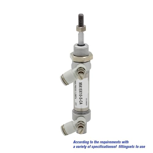 Vérin pneumatique MA32 mini rond double action alésage 32mm course variable - 7