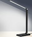 AFROG Multifunctional LED Desk Lamp with USB Charging Port, 5 Lighting Modes,5 Brightness Levels, Sensitive Control, 30/60 min Auto Timer, Eye-Caring Office Lamp?8W?5000K