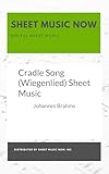 Cradle Song (Wiegenlied) Sheet Music