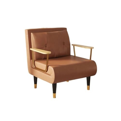 Vickyliou Sofa Bed, Sofá Cama Convertible Ajustable for Sala de Estar, apartamento y Oficina.,Folding Sofa Bed(Brown)