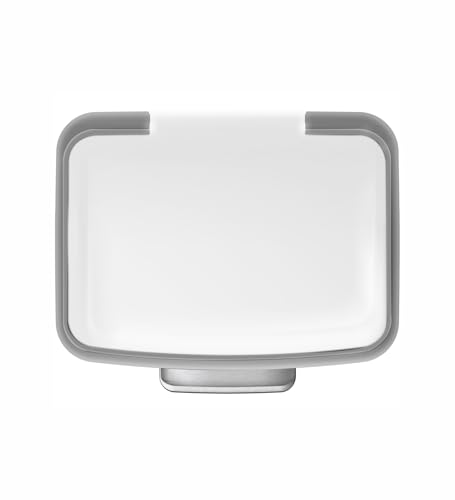 Image of Obsessions EKO 35L Plastic Step Bin with Pedal, Large Capacity Trash Can Ideal for Home, Kitchen and Office, White