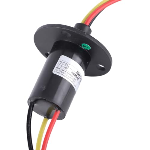 schleifring 4 wire slip ring- Schleifring 3 Drähte Wind 250RPM 15A Mini-Schleifring 3 Drähte 0 600V für Windturbinen-Stromgenerator Militärradar Mini-Mehrkanal schleifring
