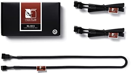 Noctua NA-SEC3, 4-pin Fan Extension Cables (60cm, Black)