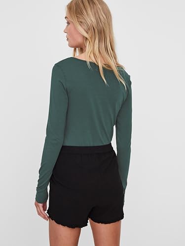 VERO MODA Damen VMMAXI My LS Soft Long U-Neck GA 2P, Desert Sage/Balsam Green, XL – Ansicht 4