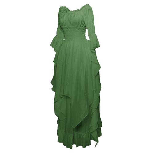Robe renaissance victorienne et gothique pour femme ZDJSWJ