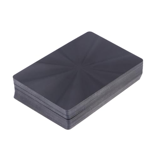 ibasenice 2stücke Kreative Schwarze Pokerkarten Für Spieleabende Hochwertige Kartenspiele Für Zuhause Büro Und Partys Für Erwachsene Robustes Material Spiele Für Gesellige Runden Spaß – Bild 5