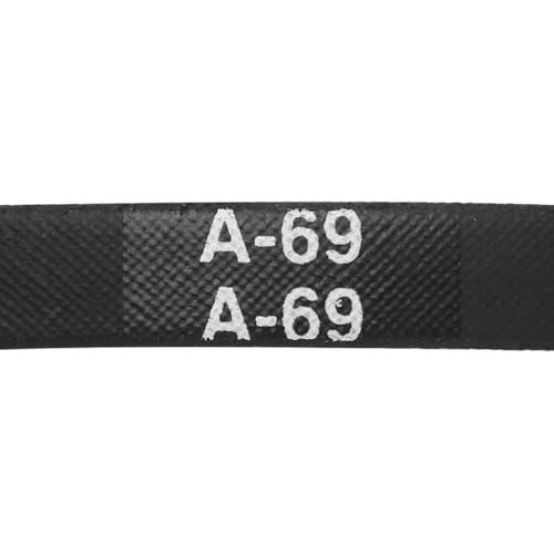 Image of uxcell 3pcs A69 or 4L710 Classic Wrapped Rubber V-Belt, 69 inch(1750mm) Inside Circumference, A Profile V Belt