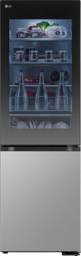 LG GBG5160CPY Kühl-/Gefrierkombination (349 L Energieklasse C) mit InstaView Smart Inverter Compressor DoorCooling+ Food Cover Silber