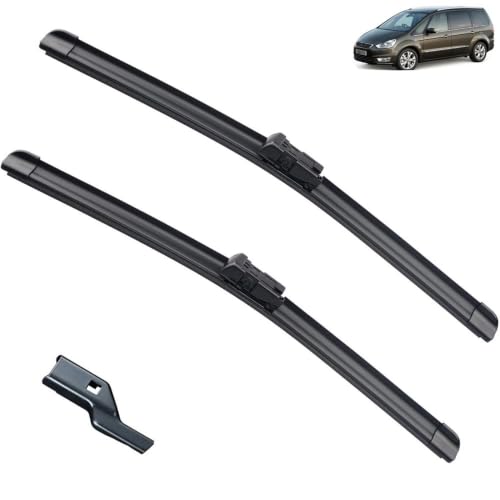Balais d'essuie-glace anti-traces pour pare-brise de Ford Galaxy 2007-2015