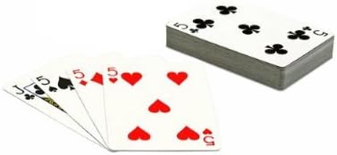 WE Games 2 Track Sprint Cribbage Set with Metal Pegs, Cards & 16 in. Board - Natural Wood