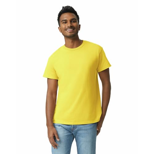 Ropa, Apparel playera amarilla Marca Gildan (2)