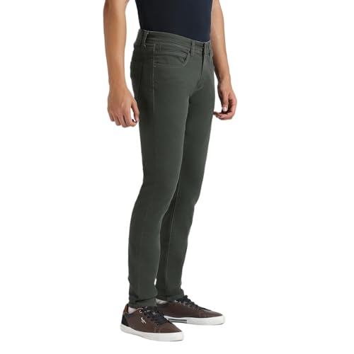 Image of Pepe Jeans Men's Straight Fit Jeans | Mid Rise | Chinox | Jeans for Man