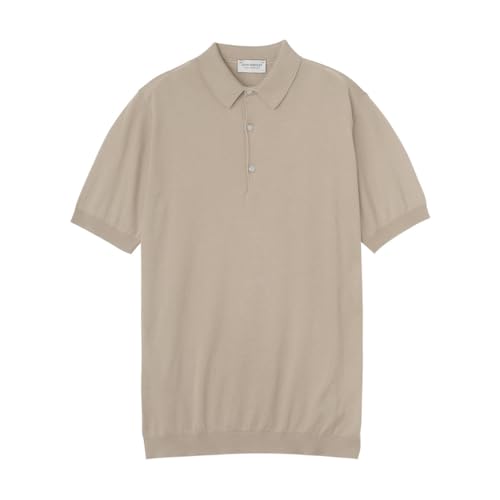 美品⭐️ジョンスメドレー ニットポロシャツ　 ストライプ コットン M ポロシャツ｜JOHN SMEDLEY｜ジョンスメドレー日本公式