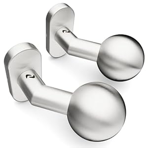 Sempro Drehbare Kugelknäufe auf Rosette für Gartentore