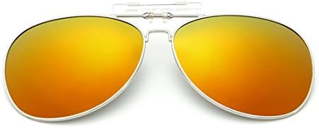 Clip On Flip Up Polarized Sunglasses for Prescription Glasses