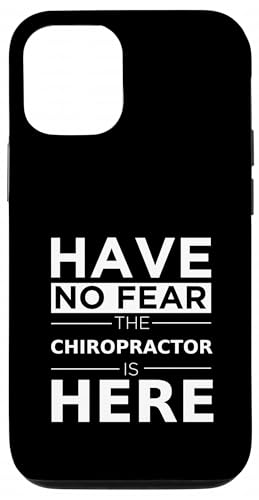Have No Fear カイロプラクターはここにいる 面白い ギフト 仕事 ユーモア ジョブ スマホケース iPhone 12/12 Pro 用