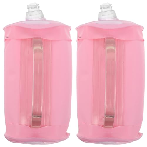 Haltères à eau ajustables musculation à domicile kit de 2 pièces de poids rose en PVC