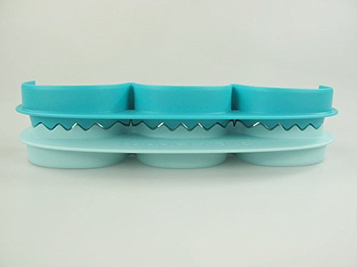 TUPPERWARE Stampini per Impasto 1-2-3 turchese