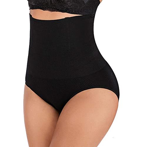 Braga Faja Reductora Abdomen sin Costura para Mujer, Lencería Braguita Moldeadora de Cintura Alta para Postparto Adelgazante, Transpirable y Cómodo, Control Barriga Vientre para Body Shaper 3608