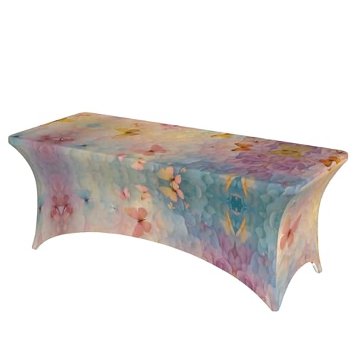Nappe stretch élasthanne table 1,8m pour éliminer les plis sans repassage