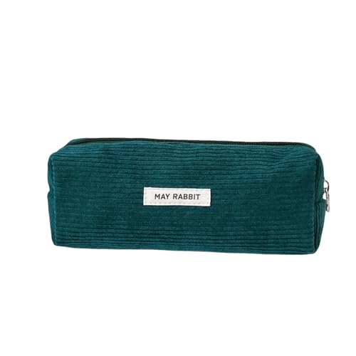 PEILINZE Pencil Case Pencil Bag Pencil Case Stationery Bag Makeup Bag Corduroy Pen Bag Pencil Organiser Stationery Pouch For School Office