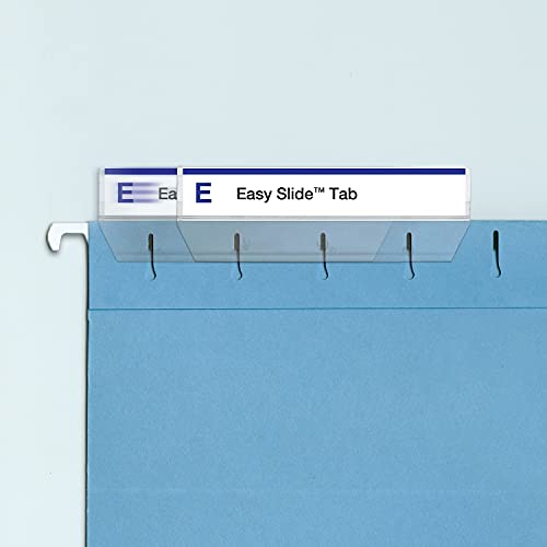 Smead 64626 Easy Slide Hanging Folder Tab 1/3 Tab 3 1/2 In Clear 18/Pack #TOP4