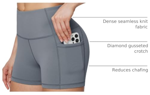 Image of baleaf Women's 8 inch / 5 inch / 3 inch Biker Shorts High Waist Yoga Workout Gym Running Volleyball Spandex Shorts with Pockets