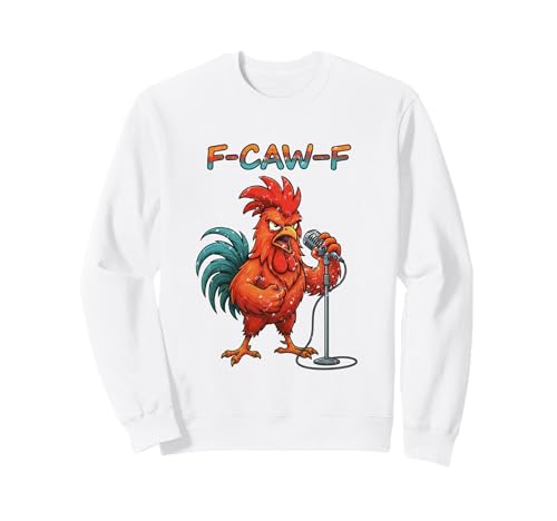 F-Caw-F Funny Chicken Singing Humor F-Caw-F Quote Singer �g���[�i�[