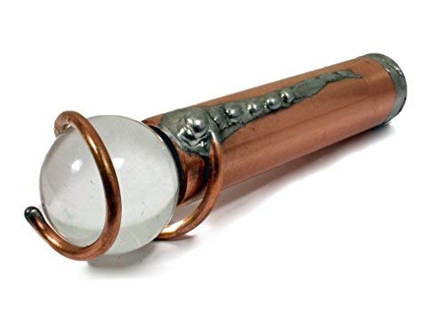 schaepers kaleidoskope Kaléidoscope / Cuivre / avec Bille de Verre Transparente / 10 cm Longue