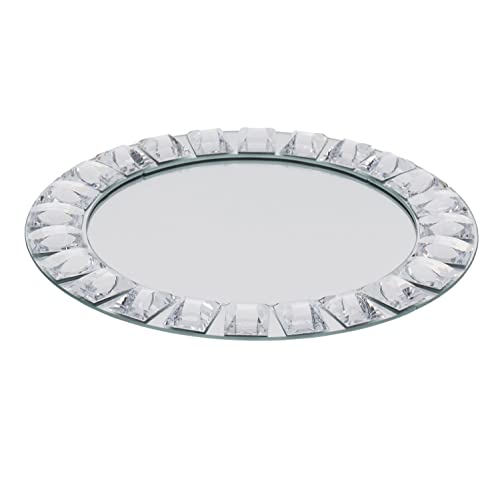Plato de metal Elegance plateado 13 pulg miniatura 2