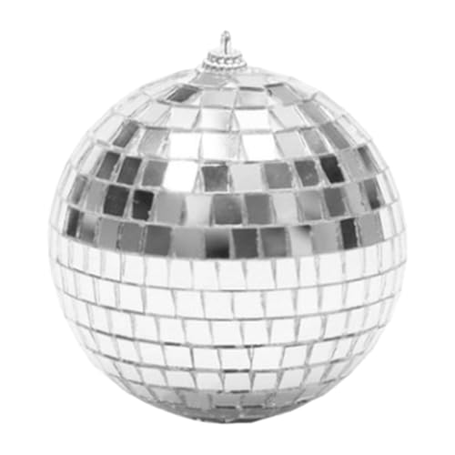 Boule disco de fête | Pendentif en forme de boule disco – Fournitures de décoration argentées pour bars, clubs et spectacles sur scène