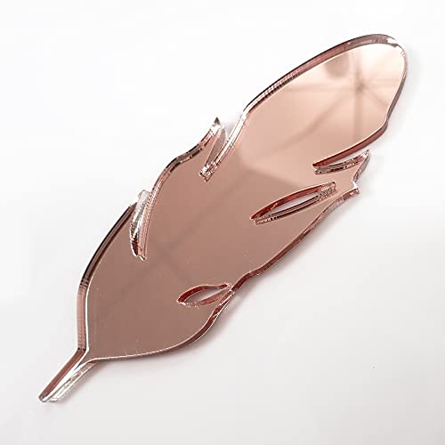 Feuille acrylique extrudée effet miroir or rose (3 mm d'épaisseur)