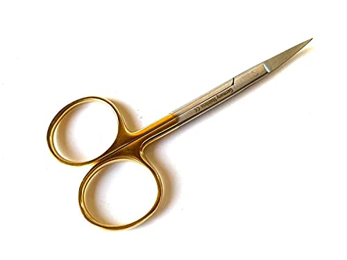 Medtool MD_88498 Iris Scissors Tungsten Carbide Curved 4.5 Inch Ideal For Medical Purpose Surgical cover