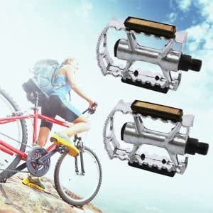 GlobalNiche 1 Pair Aluminum Alloy Replacement Bicycle BMX Mountain Bicycle Reflector Pedals